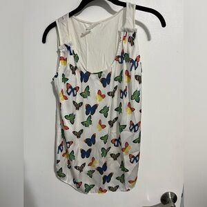 Zara Butterfly Tank Top